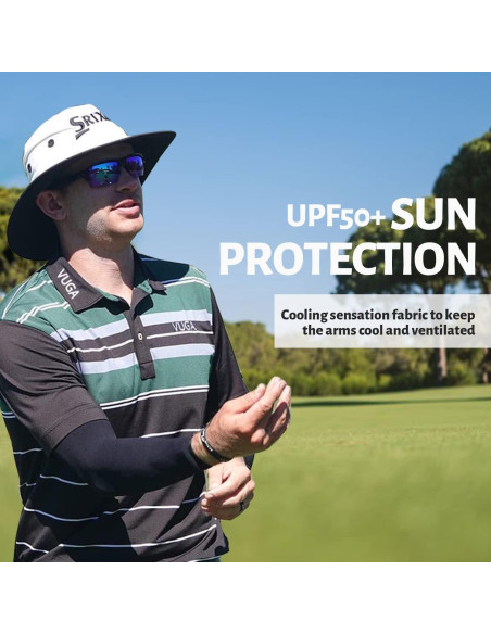 Mangas de Protección Solar UV UPF 50 Unisex - 5 Pares Negros Mangas de Protección Solar UV UPF 50 Unisex - 5 Pares Negros