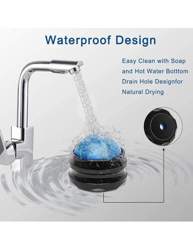 Bola de Masaje WOVTE 5.4 cm para Alivio Muscular Azul