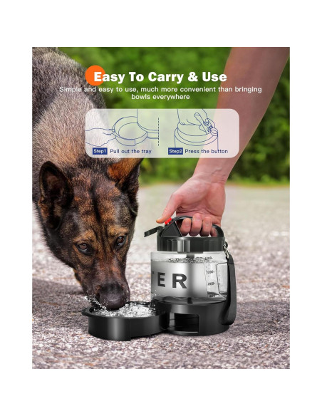 Botella de Agua para Perros SwSun 56oz Portátil a Prueba de Fugas Botella de Agua para Perros SwSun 56oz Portátil a Prueba de Fugas