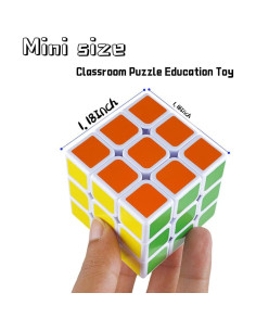 Paquete de 24 Mini Cubos de Rompecabezas Mano Peluda 3 cm 2