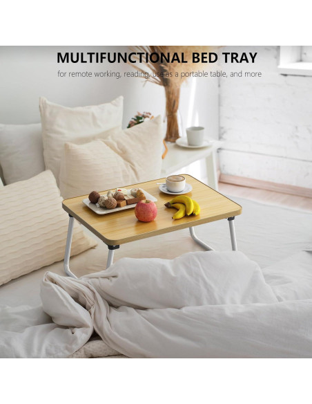 Mesa Plegable para Portátil Youpehom Beige 43.18 cm Mesa Plegable para Portátil Youpehom Beige 43.18 cm