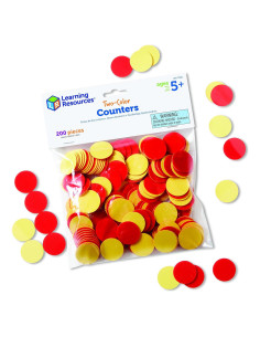 Set de 200 Contadores de Plástico Learning Resources 2 Colores