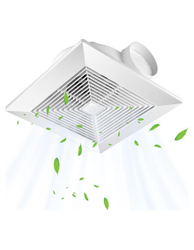 Ventilador Extractor de Baño RLOZUI 20 cm 25W Blanco Silencioso