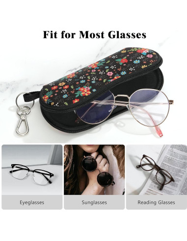 Funda de Gafas MoKo Neopreno Ligera con Cremallera Negra