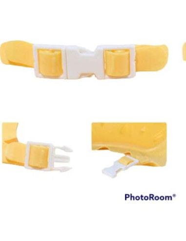 Gorro de Baño Ajustable ICHIcommerce para Bebé - Corona Azul/Rosa