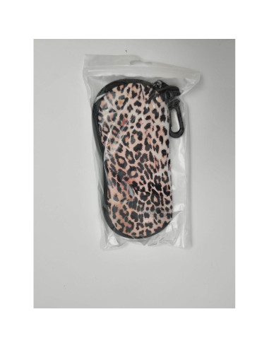 Funda de Gafas MoKo Neopreno Cremallera E-leopardo
