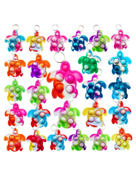 30 Mini Tortugas Antiestrés PSDFH - Juguetes para Niños 30 Mini Tortugas Antiestrés PSDFH - Juguetes para Niños
