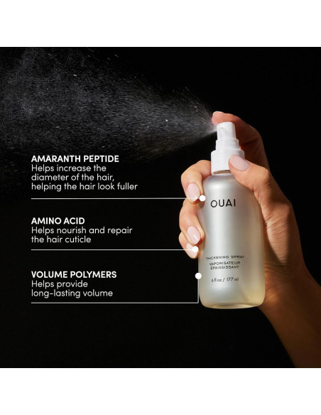 Spray Engrosador OUAI 177 ml - Voluminizador y Protector Térmico Spray Engrosador OUAI 177 ml - Voluminizador y Protector Térmico