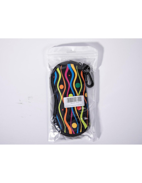 Funda de Gafas MoKo Neopreno Cremallera Rayas Zigzag Funda de Gafas MoKo Neopreno Cremallera Rayas Zigzag