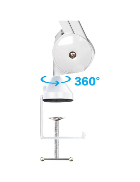Soporte de Micrófono Ajustable BOMGE BG-MS01 Blanco 2kg Soporte de Micrófono Ajustable BOMGE BG-MS01 Blanco 2kg