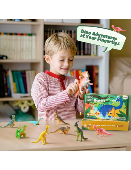 Bolas de Baño de Dinosaurio JuraFizz - 20 Unidades con Juguetes Bolas de Baño de Dinosaurio JuraFizz - 20 Unidades con Juguetes