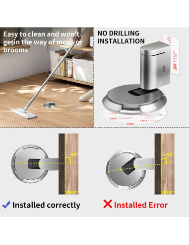 Tope de puerta mecánico WYGWP ajustable a prueba de viento