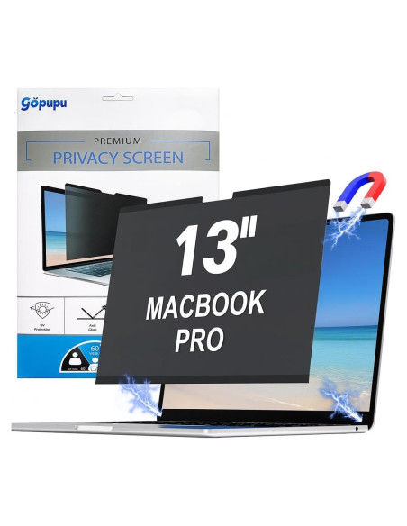 Funda de Privacidad Magnética Gopupu para MacBook 13" 2016-2022 Funda de Privacidad Magnética Gopupu para MacBook 13" 2016-2022