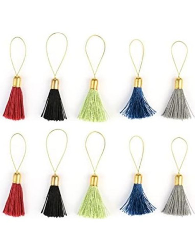 Marcadores de Puntos de Borlas Lantern Moon 10 Piezas