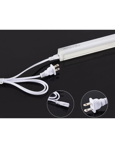 Paquete de 4 Cables de Extensión LED T5 T8 con Interruptor 1.8m Paquete de 4 Cables de Extensión LED T5 T8 con Interruptor 1.8m