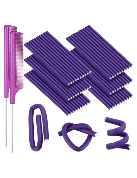 Varillas Flexibles para Rizar el Cabello WILLBOND 60 Piezas Varillas Flexibles para Rizar el Cabello WILLBOND 60 Piezas