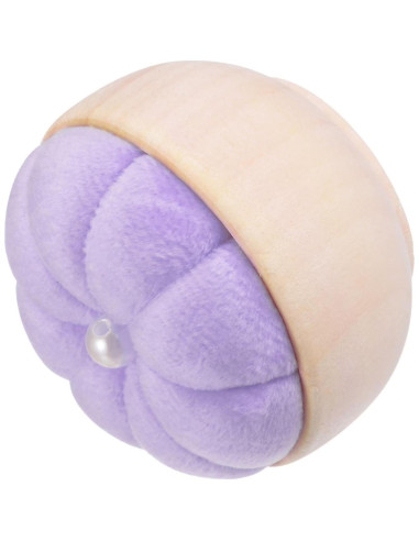 Almohadilla para Agujas HARFINGTON Base de Madera 43mm Púrpura