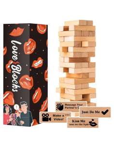 Juego de Apilar para Adultos Allonu Torre de Deseo 54 Piezas