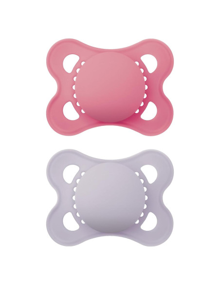Chupetes MAM Original Mate 0-6 Meses Silicona Libre BPA 2 Pzs Chupetes MAM Original Mate 0-6 Meses Silicona Libre BPA 2 Pzs