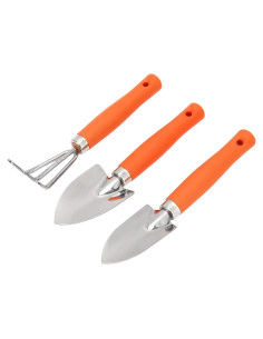 Juego de Herramientas de Jardinería Acero Inoxidable 3 Piezas