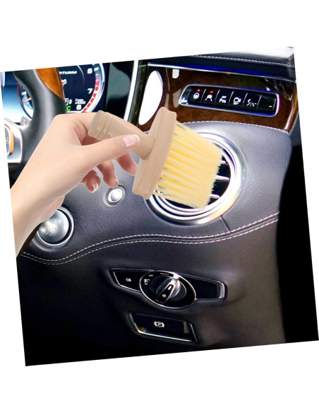 GLEAVI 2 Cepillos de Cerdas Suaves para Limpieza Automotriz GLEAVI 2 Cepillos de Cerdas Suaves para Limpieza Automotriz