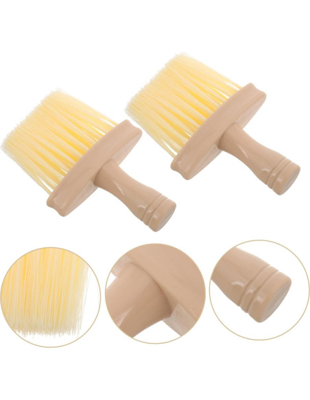 GLEAVI 2 Cepillos de Cerdas Suaves para Limpieza Automotriz GLEAVI 2 Cepillos de Cerdas Suaves para Limpieza Automotriz
