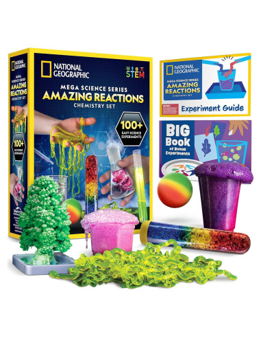 Kit de Química Asombroso National Geographic - 100 Experimentos