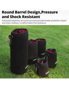 Bolsa para Lentes de Cámara AMBITFUL LP-10 Impermeable 10cm 2