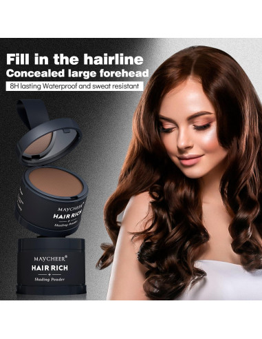 Polvo Sombreador para Cabello Maycheer Naranja Almendra 24 - 28.35g