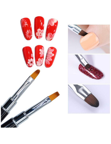 Set de 10 Pinceles para Uñas BoutiqueMall-USA - Arte y Diseño