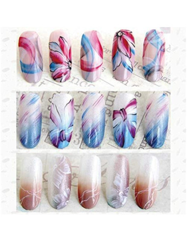 Set de 10 Pinceles para Uñas BoutiqueMall-USA - Arte y Diseño