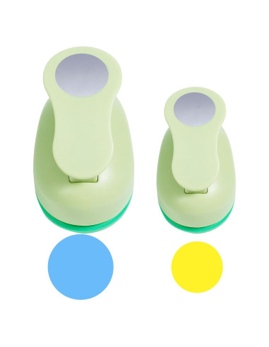 Perforadora Circular UCEC 2 Piezas 1.6 y 2.5 cm para Manualidades