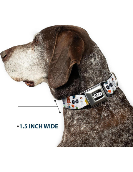 Collar para Perro Star Wars Buckle-Down 24.1-33 cm 2.5 cm Collar para Perro Star Wars Buckle-Down 24.1-33 cm 2.5 cm