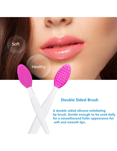 8 Piezas Cepillo Exfoliante de Labios New Prominent - Silicona Suave 8 Piezas Cepillo Exfoliante de Labios New Prominent - Silicona Suave