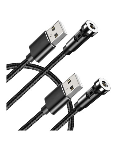 Cable de Carga Magnético 3 en 1 Terasako 0.30 m con LED
