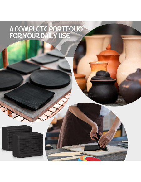 Kit de Arcilla de Modelado Feifeiya 2x900g Negro + Herramientas Kit de Arcilla de Modelado Feifeiya 2x900g Negro + Herramientas