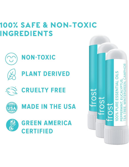 Inhalador Nasal MOXE Frost - Aromaterapia Energizante 3 Piezas Inhalador Nasal MOXE Frost - Aromaterapia Energizante 3 Piezas