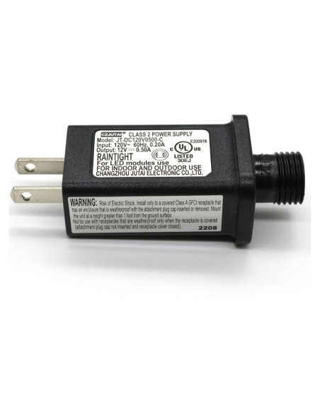 Transformador LED 12V 6W Changzhou Jutai IP44 para Interior/Exterior Transformador LED 12V 6W Changzhou Jutai IP44 para Interior/Exterior