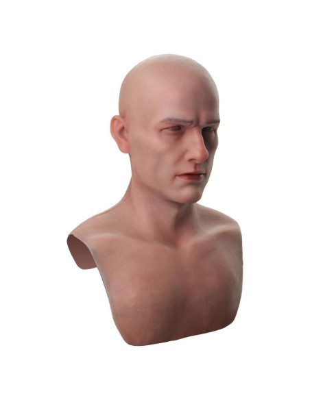 Máscara de Silicona Realista Masculina LCUPPON para Cosplay Máscara de Silicona Realista Masculina LCUPPON para Cosplay