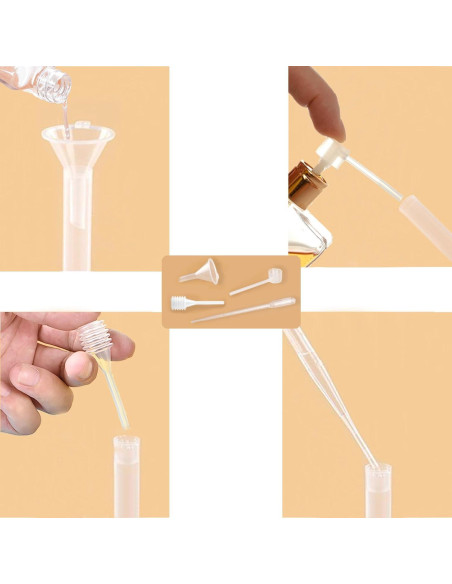 30 Mini Botellas Spray Plásticas 2ml CNHDCT Transparentes 30 Mini Botellas Spray Plásticas 2ml CNHDCT Transparentes