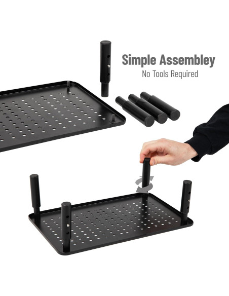 Soporte para Monitor Ajustable Mind Reader, Metal, Negro Soporte para Monitor Ajustable Mind Reader, Metal, Negro