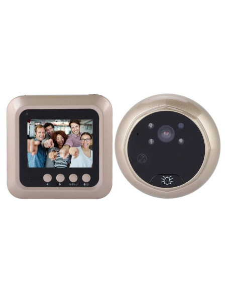 Timbre Eléctrico Inteligente Zopsc 2.4" 1080P con Visor Nocturno Timbre Eléctrico Inteligente Zopsc 2.4" 1080P con Visor Nocturno
