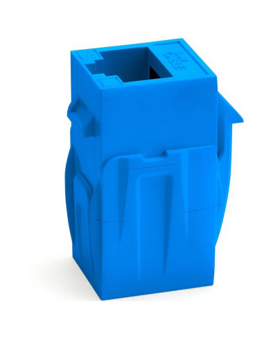 Acoplador Keystone RJ45 Hembras trueCABLE Cat6A Azul - Paquete de 2