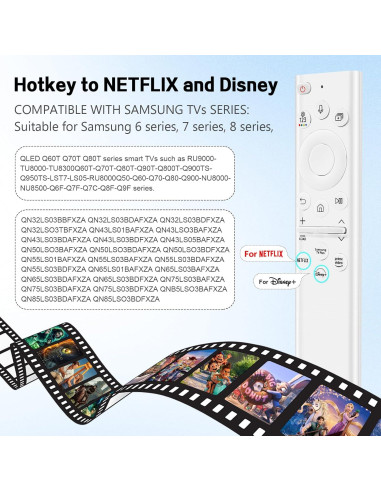 Control Remoto Solar Samsung BN59-01391A con Voz Bluetooth