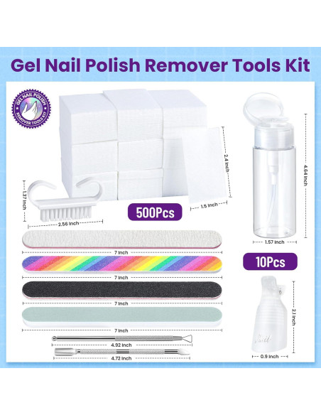 Kit de Herramientas para Quitar Esmalte de Uñas en Gel HNYYZL Kit de Herramientas para Quitar Esmalte de Uñas en Gel HNYYZL