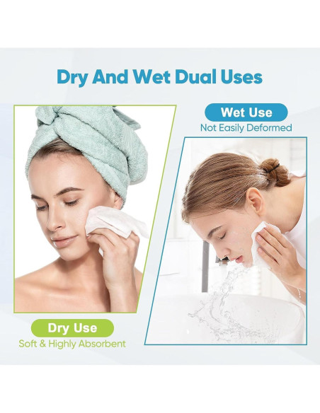 Toallas Faciales Desechables AIDEA 100 Unidades para Piel Sensible Toallas Faciales Desechables AIDEA 100 Unidades para Piel Sensible