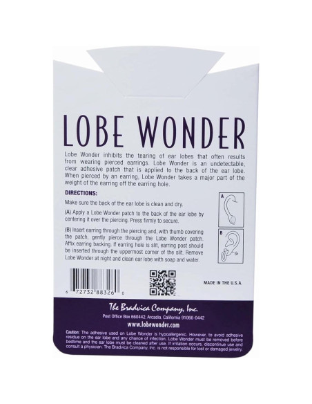 Parches de Soporte para Lóbulos de Oreja Lobe Wonder - 120 Unidades Parches de Soporte para Lóbulos de Oreja Lobe Wonder - 120 Unidades
