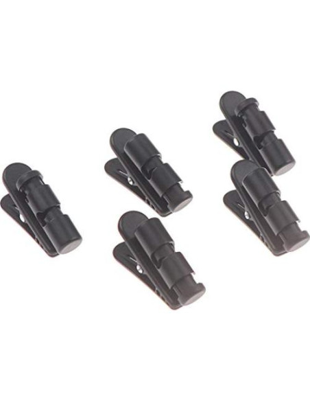 10 Abrazaderas de Cable de Auriculares Negro Jarrod I. Rodriguez 10 Abrazaderas de Cable de Auriculares Negro Jarrod I. Rodriguez