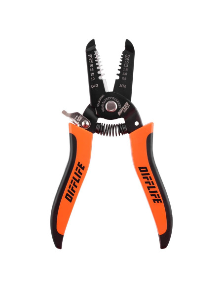 Cortador de Pelacables DIFFLIFE 10-22 AWG, Mango Ergonómico Cortador de Pelacables DIFFLIFE 10-22 AWG, Mango Ergonómico