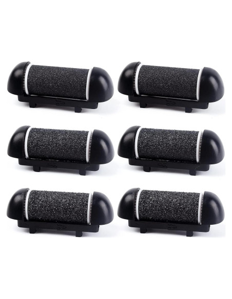 6 Piezas Cabezal de Rodillo Reemplazo Shizhou para Pedicura 6 Piezas Cabezal de Rodillo Reemplazo Shizhou para Pedicura